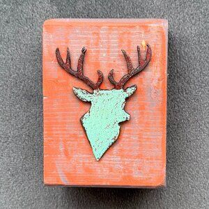 Decorative Deer head silhouette